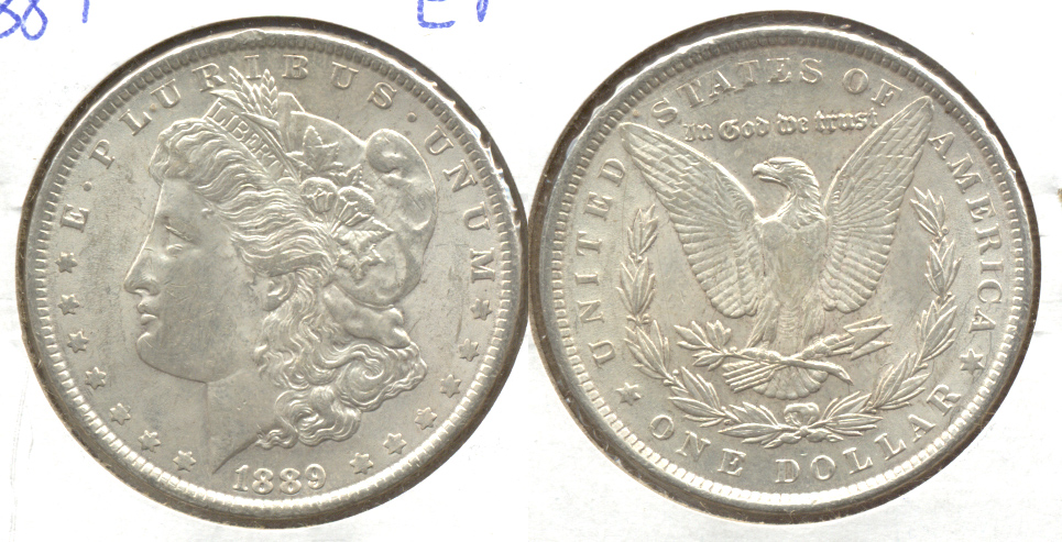 1889 Morgan Silver Dollar EF-40 am