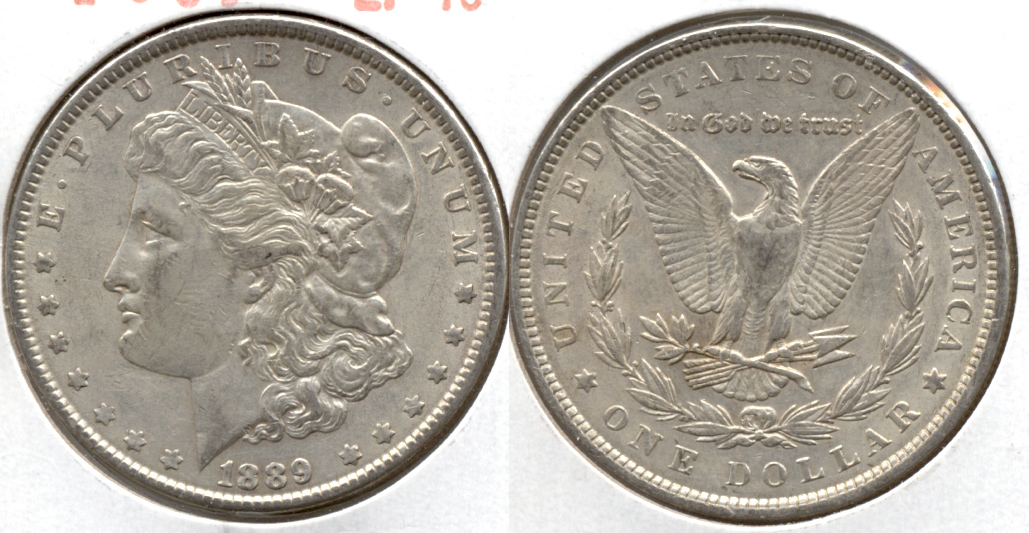 1889 Morgan Silver Dollar EF-40 an