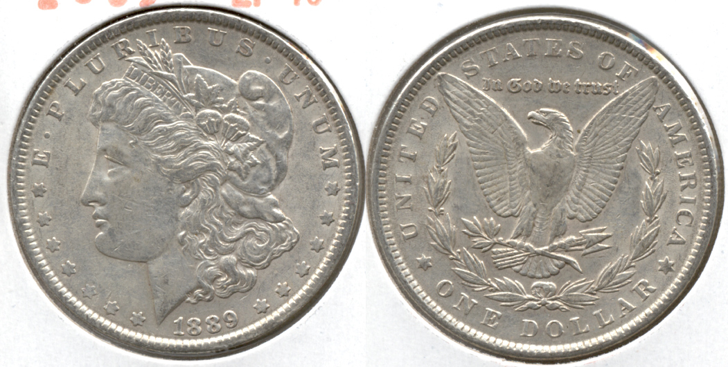 1889 Morgan Silver Dollar EF-40 ar