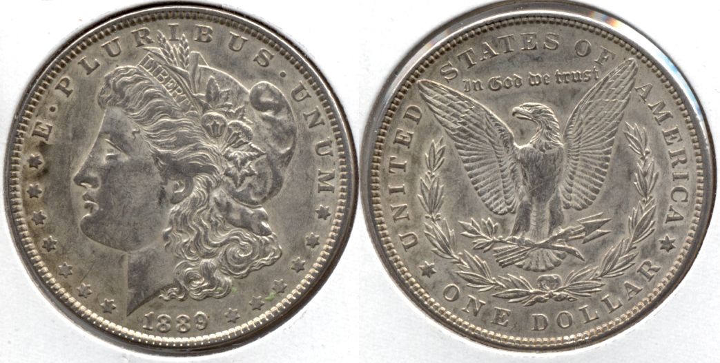 1889 Morgan Silver Dollar EF-40 au