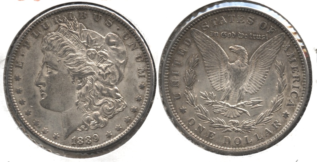 1889 Morgan Silver Dollar EF-40 #ax
