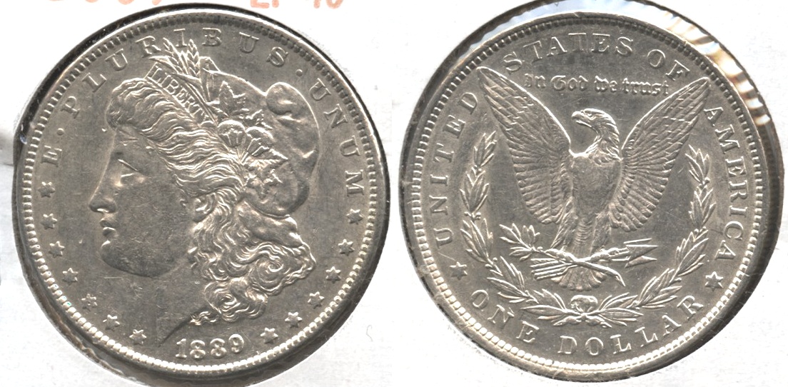 1889 Morgan Silver Dollar EF-40 #be