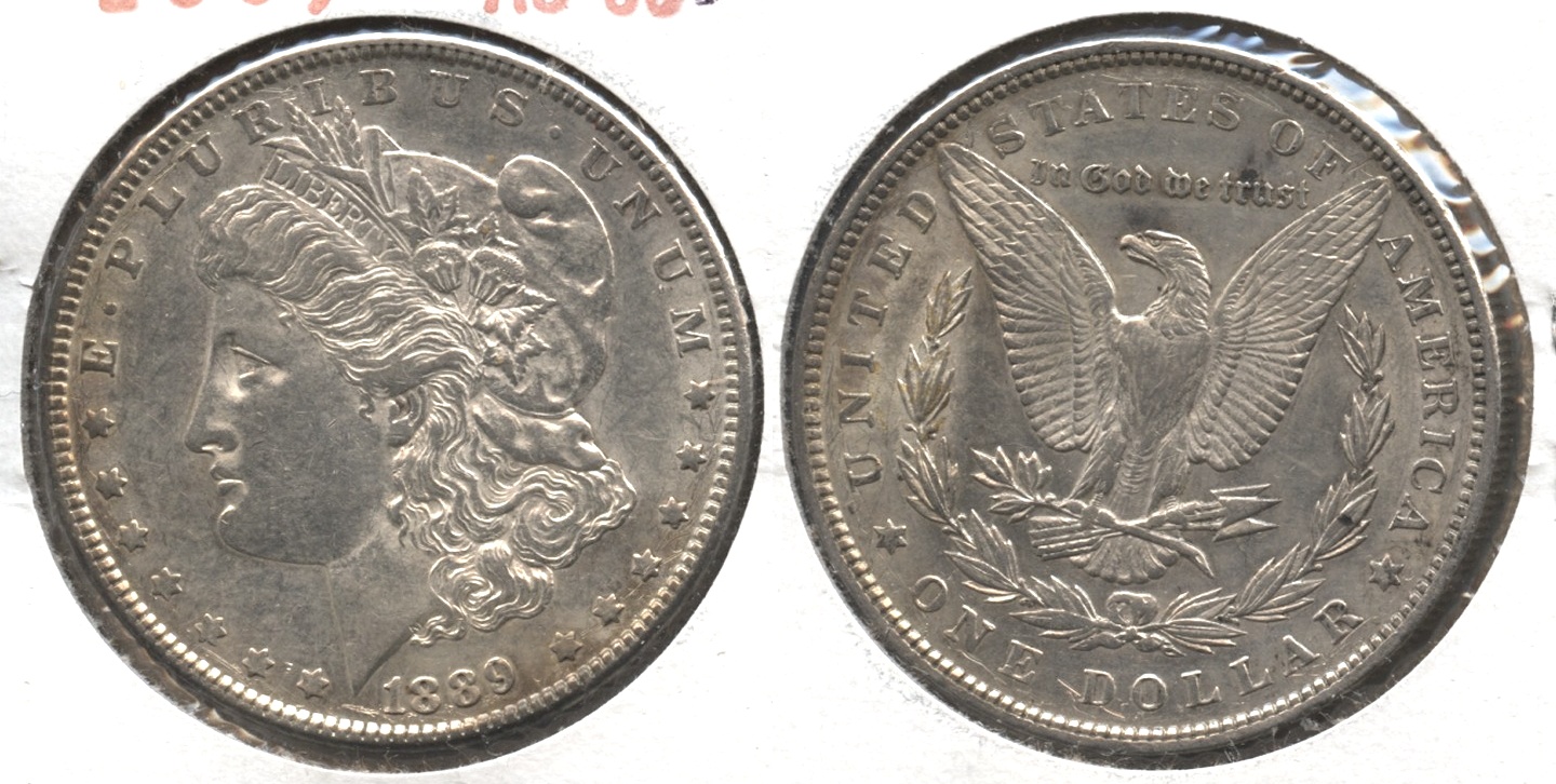 1889 Morgan Silver Dollar EF-40 #bi