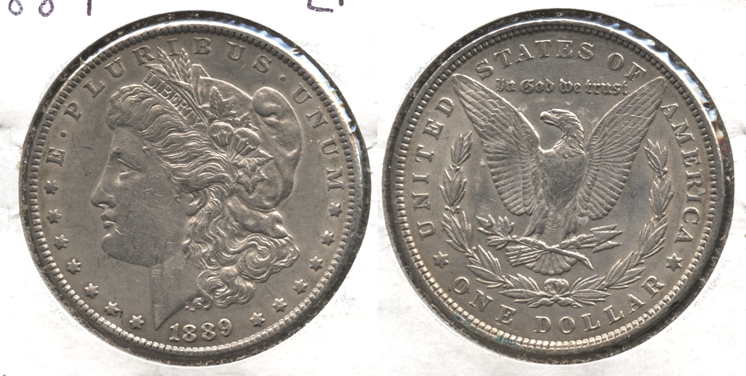 1889 Morgan Silver Dollar EF-40 #bj