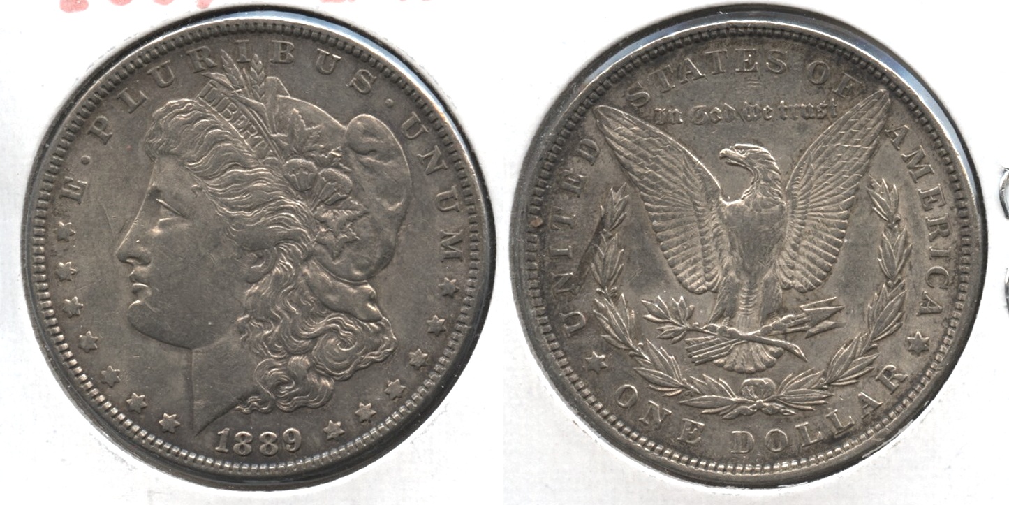 1889 Morgan Silver Dollar EF-40 #bl