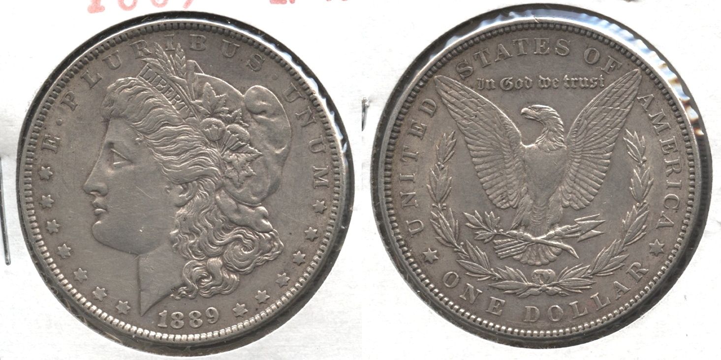 1889 Morgan Silver Dollar EF-40 #bo