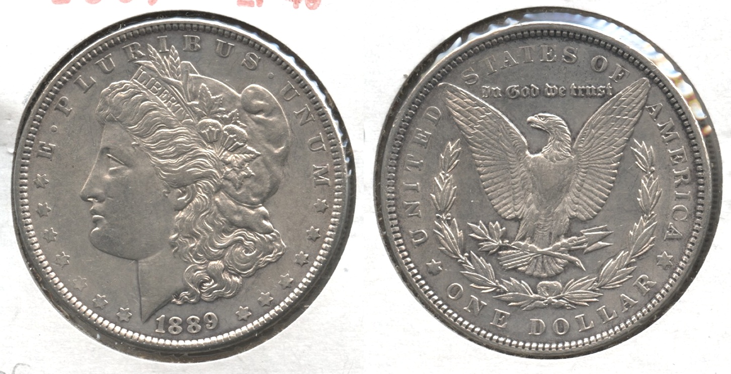 1889 Morgan Silver Dollar EF-40 #br
