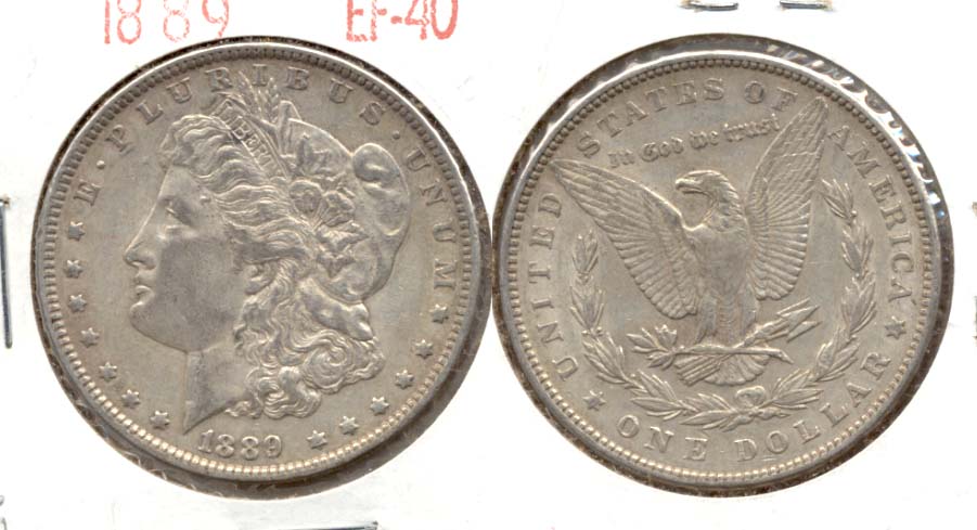 1889 Morgan Silver Dollar EF-40 i