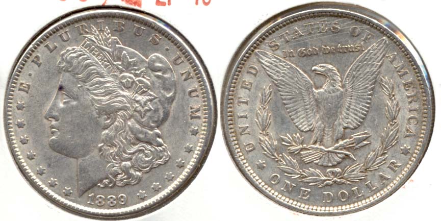 1889 Morgan Silver Dollar EF-40 l
