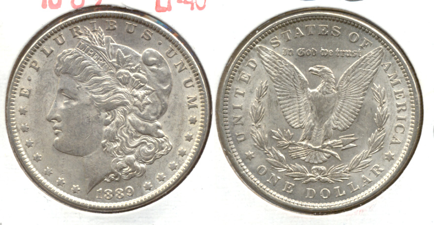 1889 Morgan Silver Dollar EF-40 u