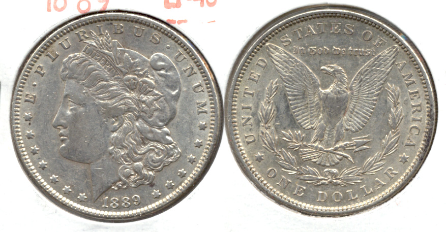 1889 Morgan Silver Dollar EF-40 x