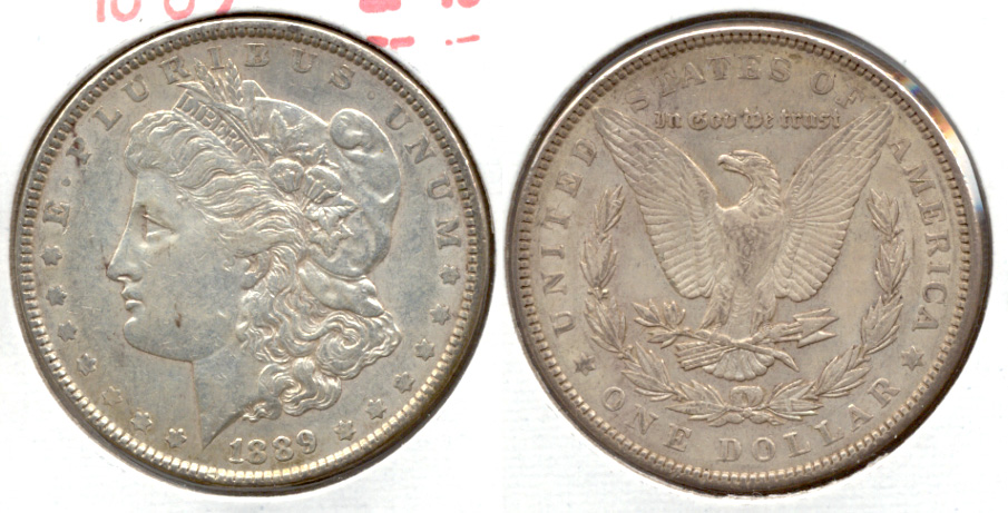 1889 Morgan Silver Dollar EF-40 z