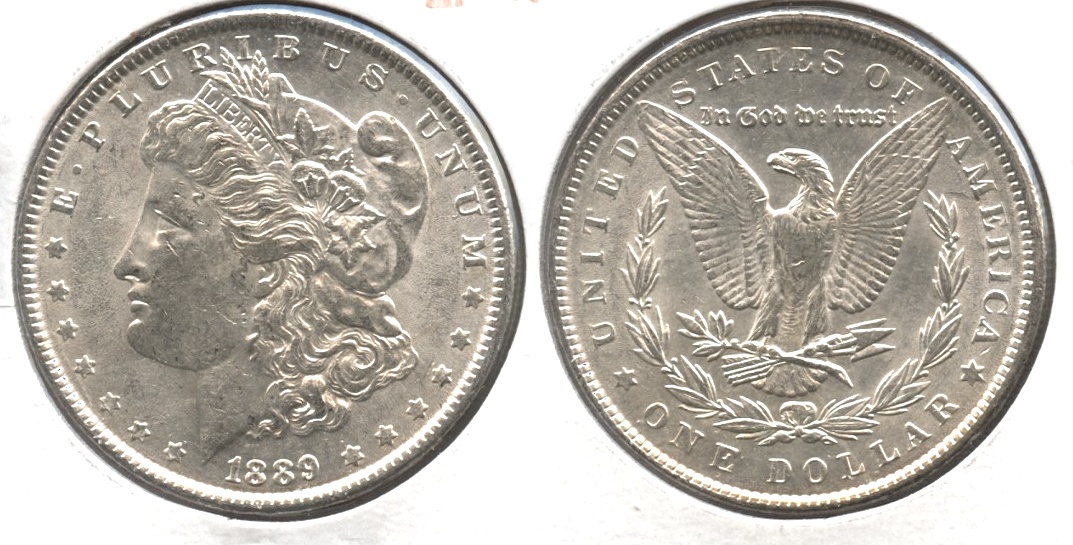 1889 Morgan Silver Dollar EF-45 #ae