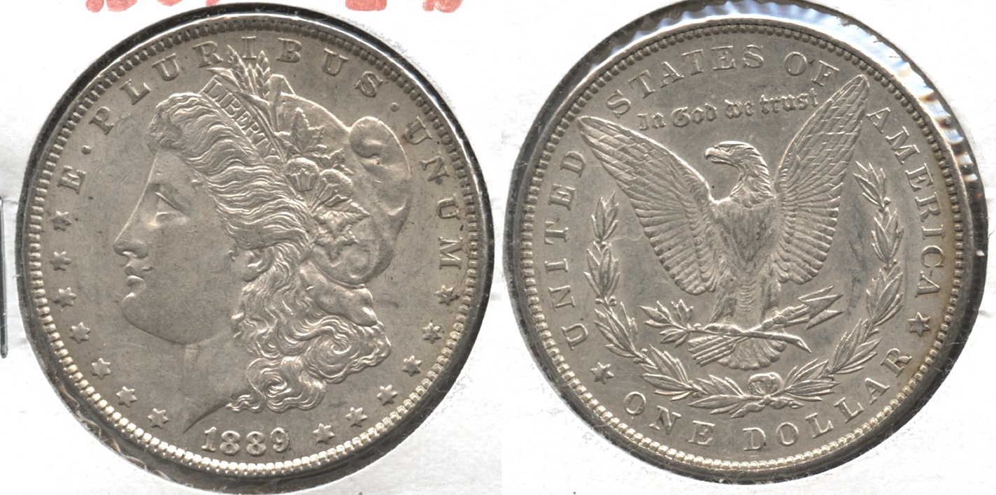 1889 Morgan Silver Dollar EF-45 #an