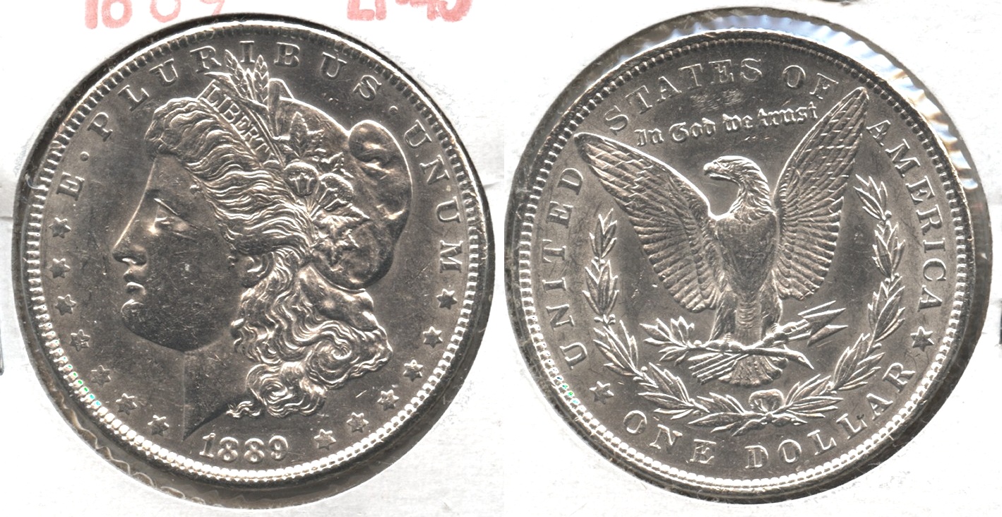 1889 Morgan Silver Dollar EF-45 #as