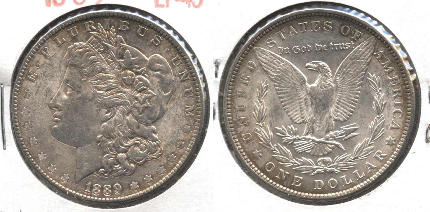 1889 Morgan Silver Dollar EF-45 #at