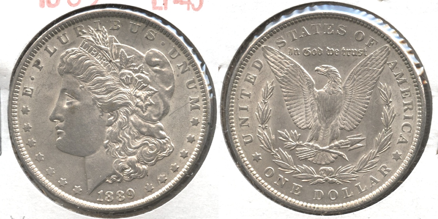 1889 Morgan Silver Dollar EF-45 #av