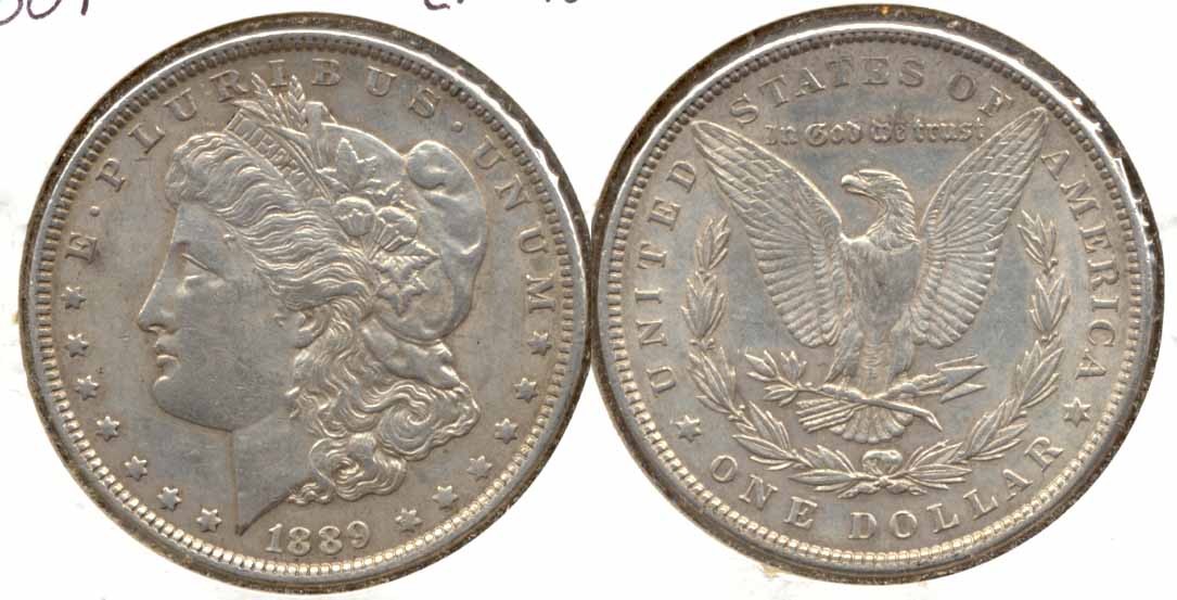 1889 Morgan Silver Dollar EF-45 n