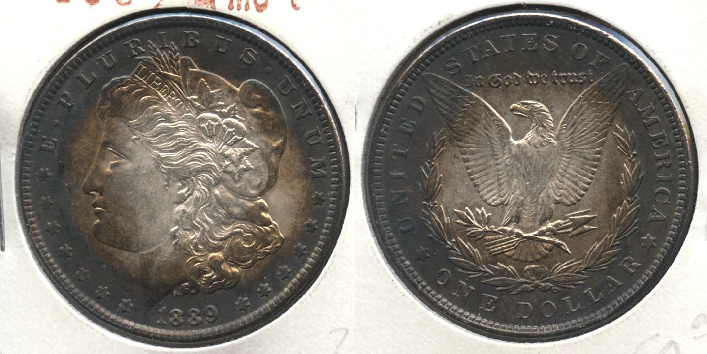 1889 Morgan Silver Dollar MS-60 #d