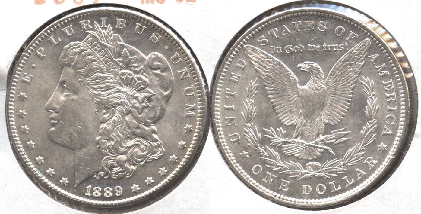 1889 Morgan Silver Dollar MS-62 #a