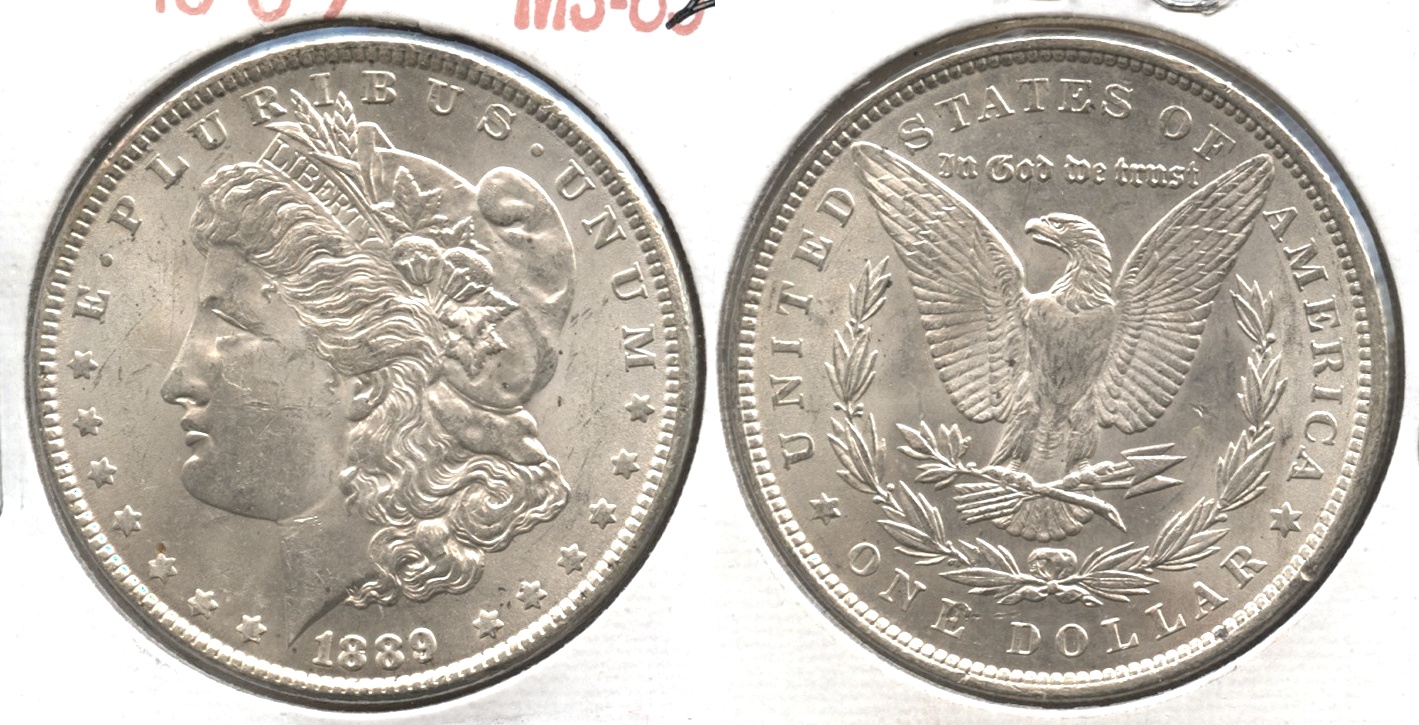 1889 Morgan Silver Dollar MS-62 #b