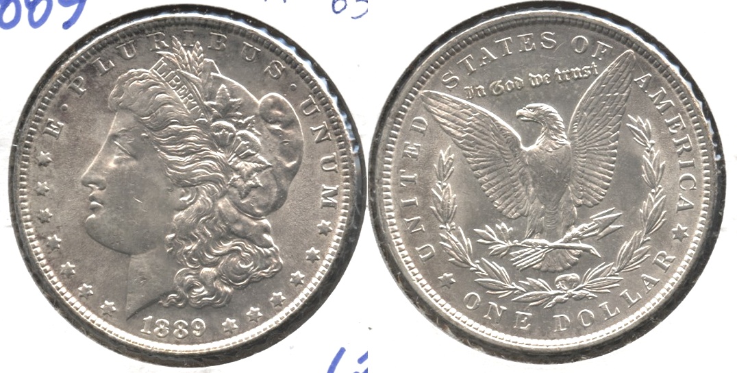 1889 Morgan Silver Dollar MS-63 #d