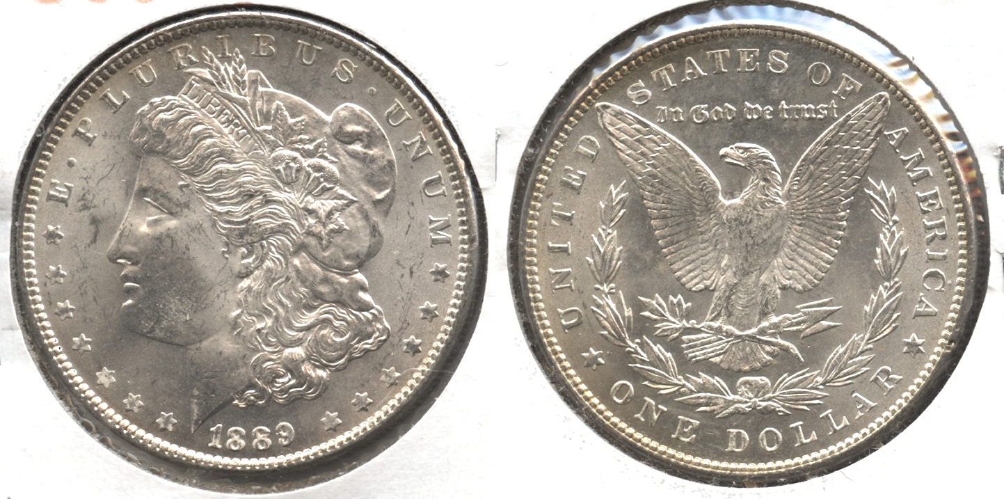 1889 Morgan Silver Dollar MS-63 #h