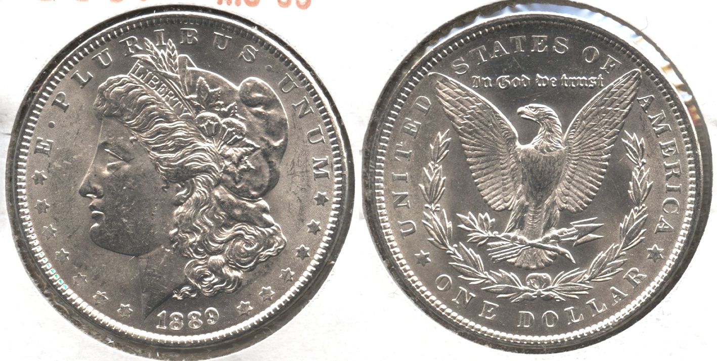 1889 Morgan Silver Dollar MS-63 #j