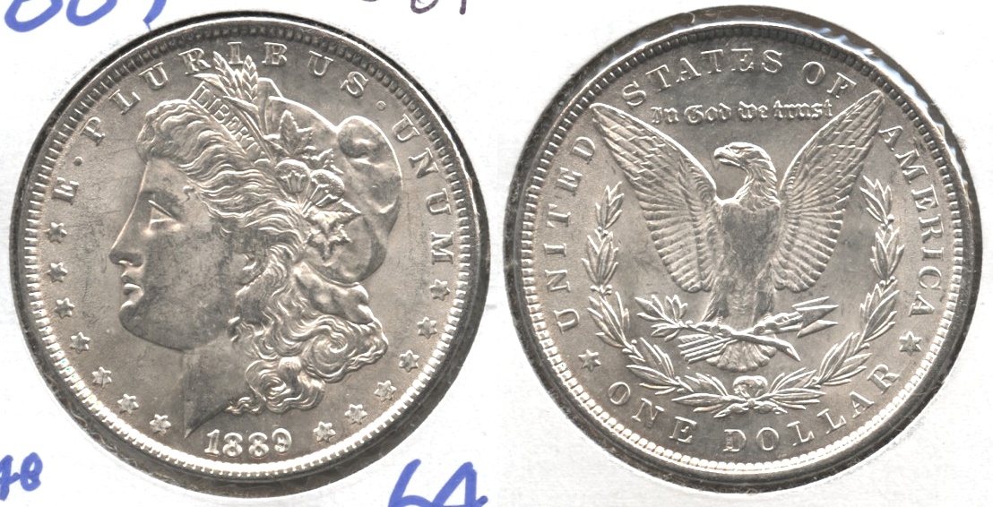 1889 Morgan Silver Dollar MS-64 #b
