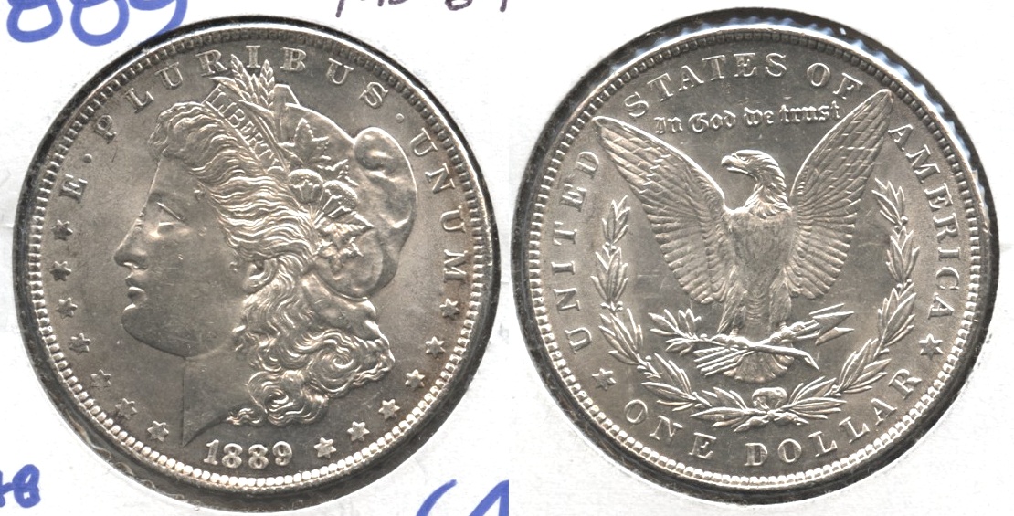 1889 Morgan Silver Dollar MS-64 #c