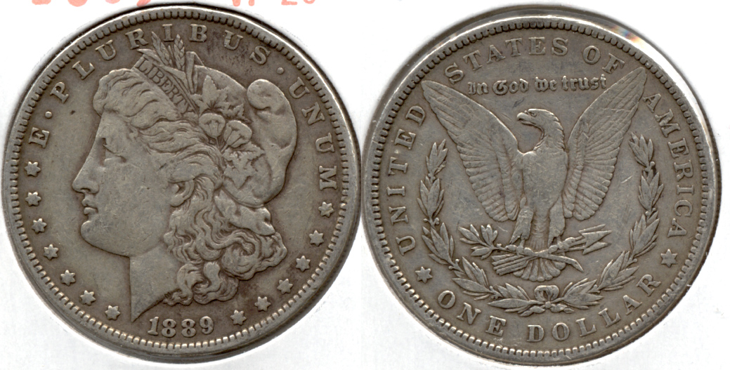 1889 Morgan Silver Dollar VF-20 c