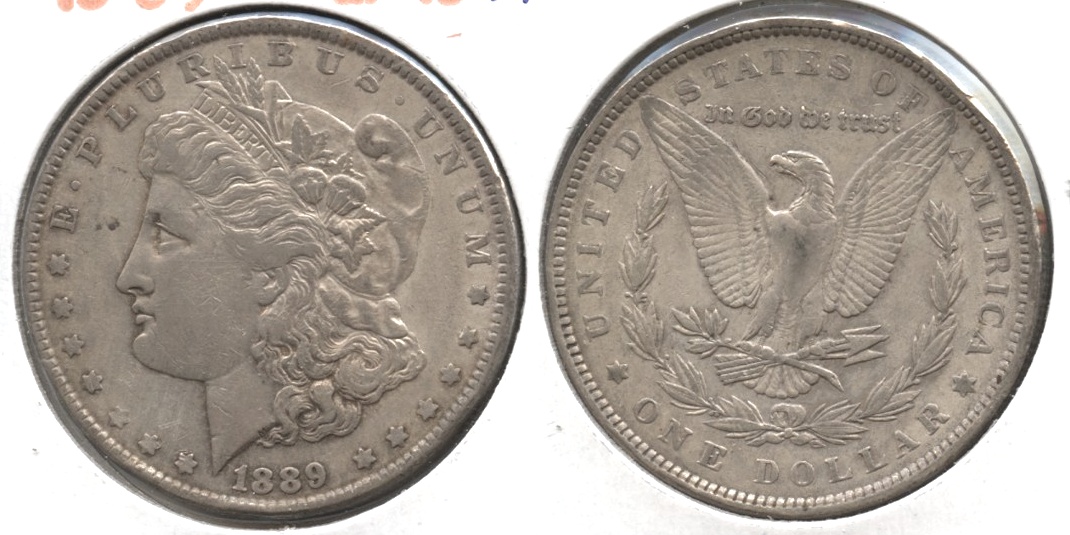 1889 Morgan Silver Dollar VF-20 #e