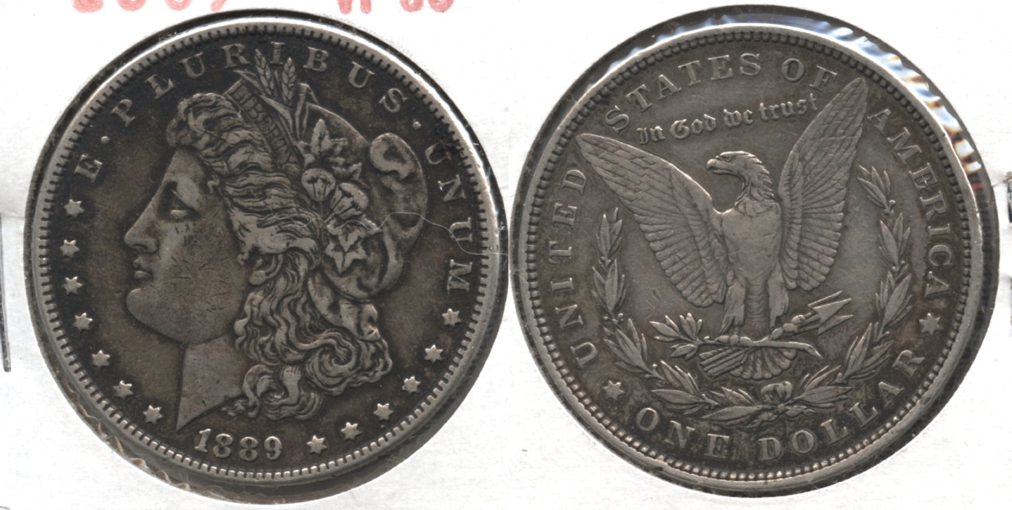 1889 Morgan Silver Dollar VF-30 #f