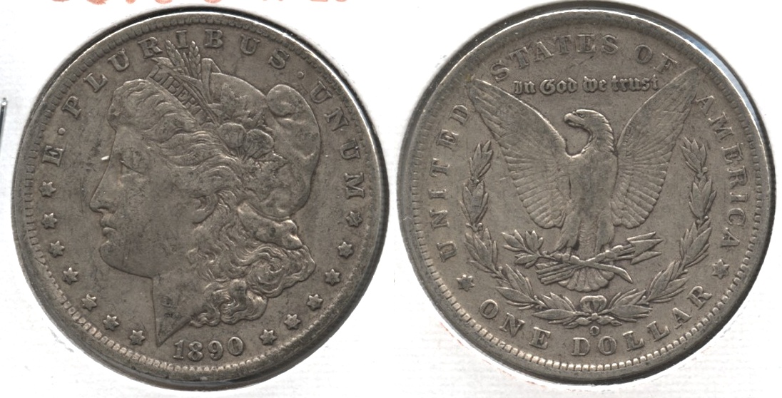 1890-O Morgan Silver Dollar VF-20 #k