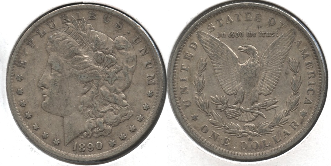 1890-O Morgan Silver Dollar VF-20 #l