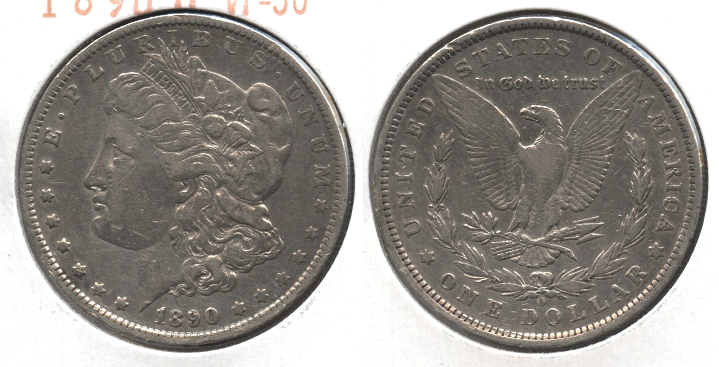 1890-O Morgan Silver Dollar VF-20 #m