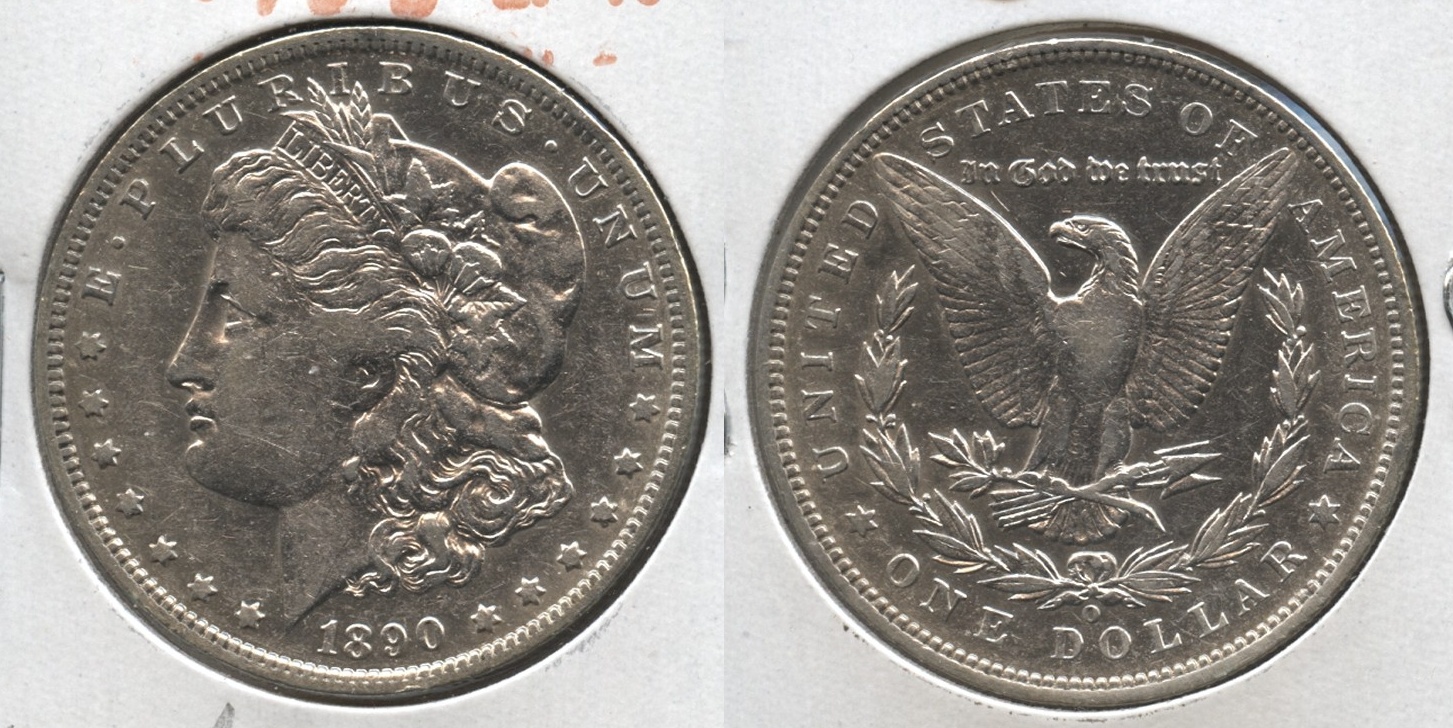 1890-O Morgan Silver Dollar VF-20 #n Cleaned