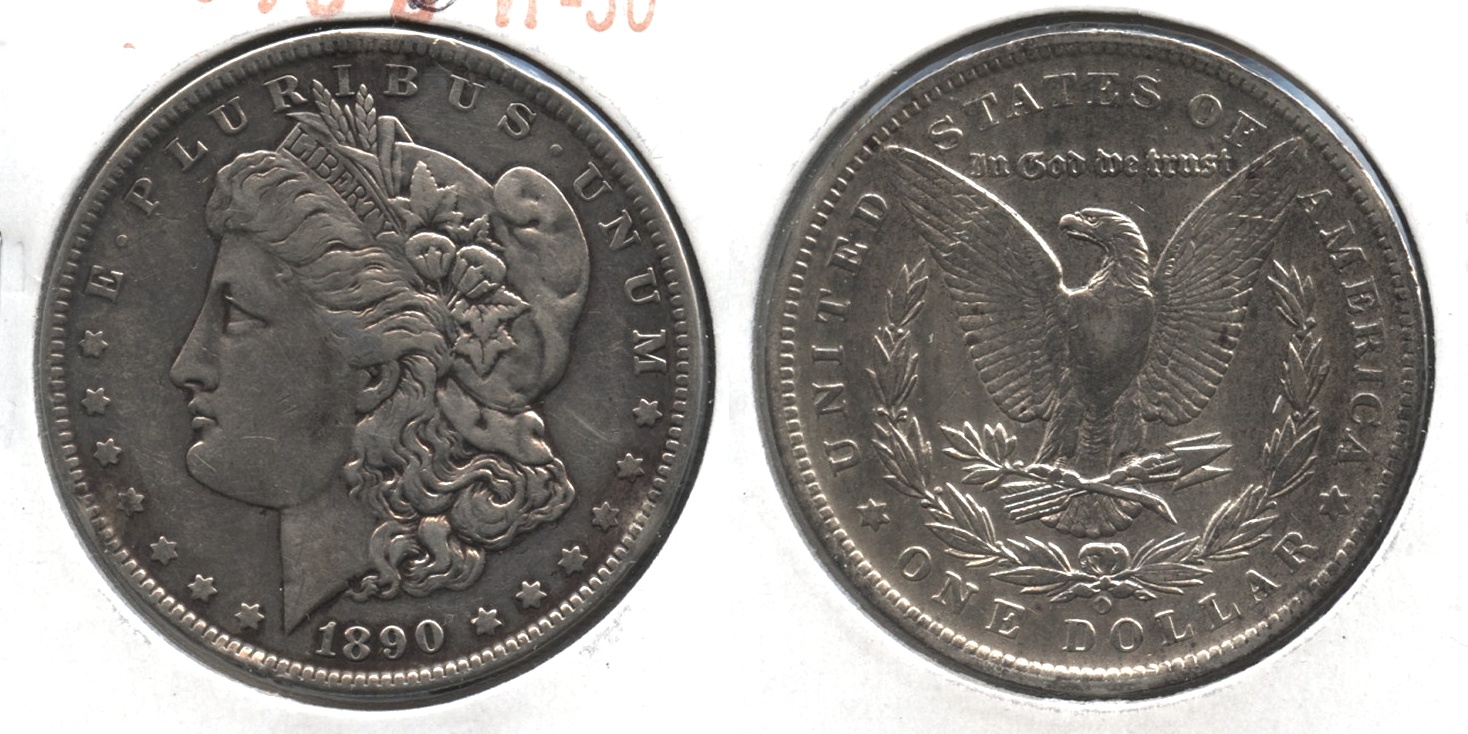 1890-O Morgan Silver Dollar VF-30 Cleaned