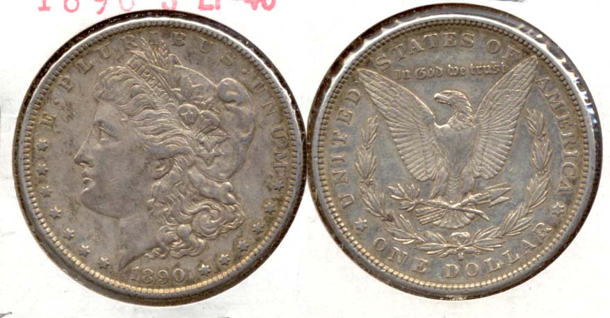 1890-S Morgan Silver Dollar EF-40 c