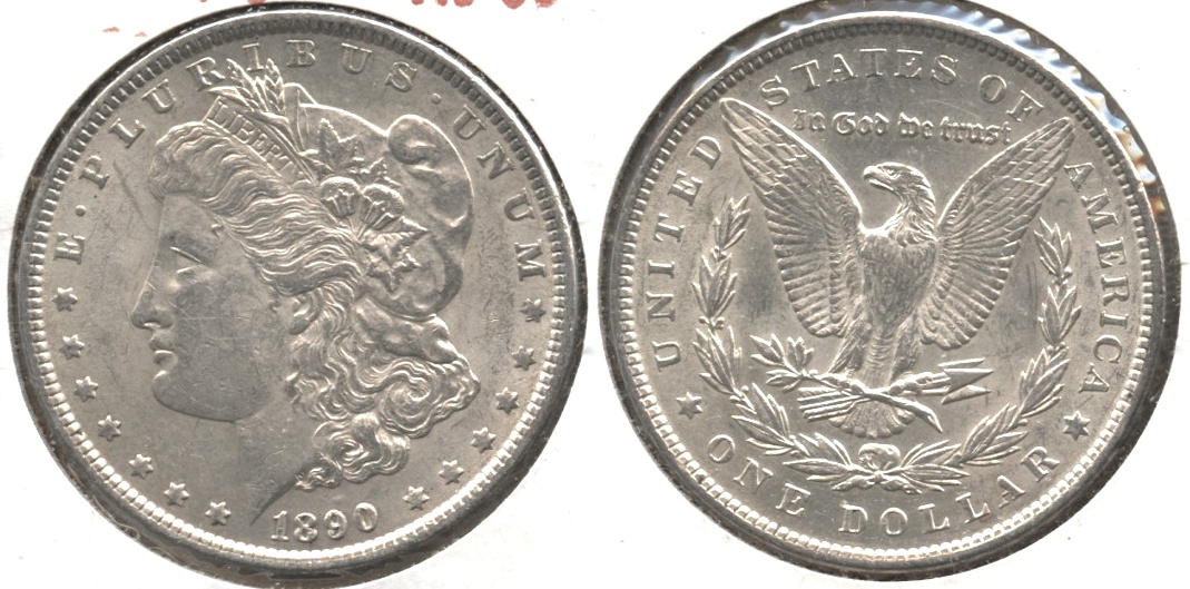 1890 Morgan Silver Dollar AU-50 #i