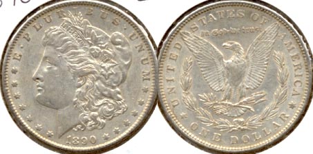 1890 Morgan Silver Dollar EF-40 a
