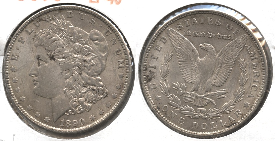1890 Morgan Silver Dollar EF-40 #ab