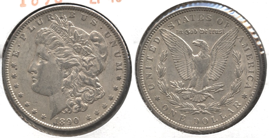 1890 Morgan Silver Dollar EF-40 #ac