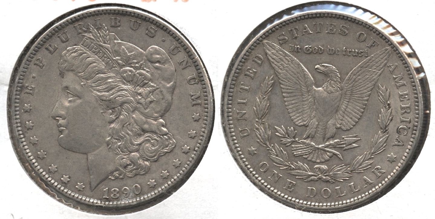 1890 Morgan Silver Dollar EF-40 #ak