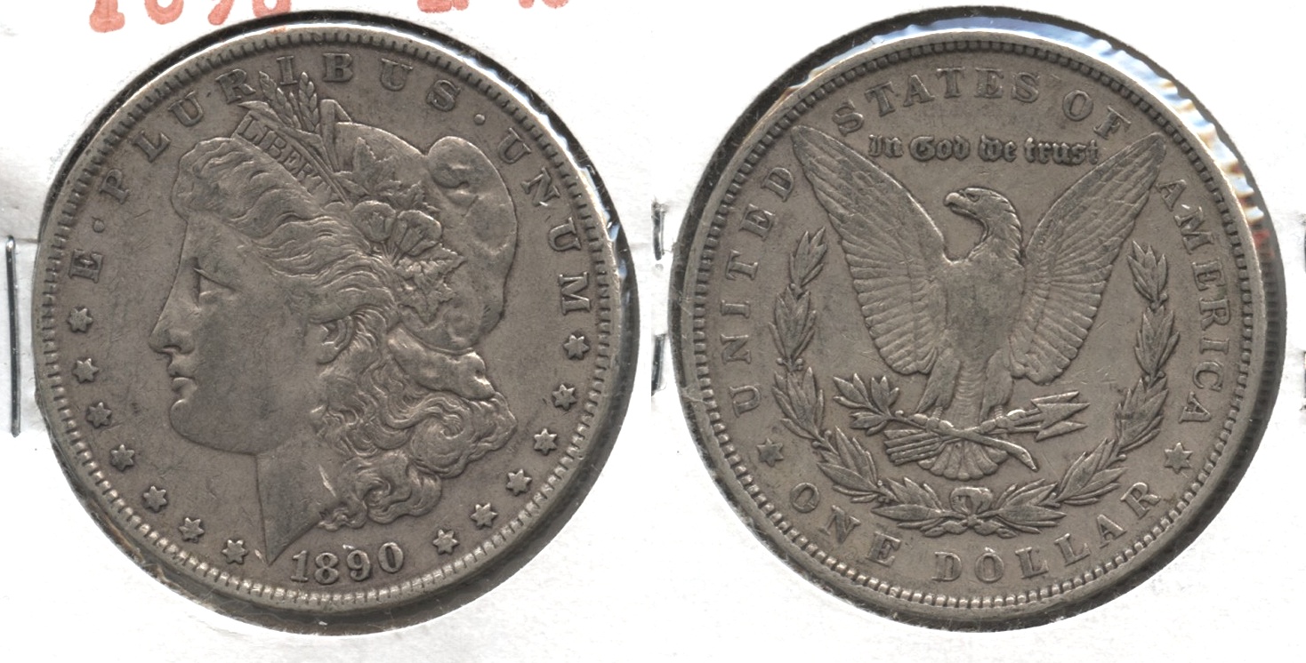 1890 Morgan Silver Dollar EF-40 #am