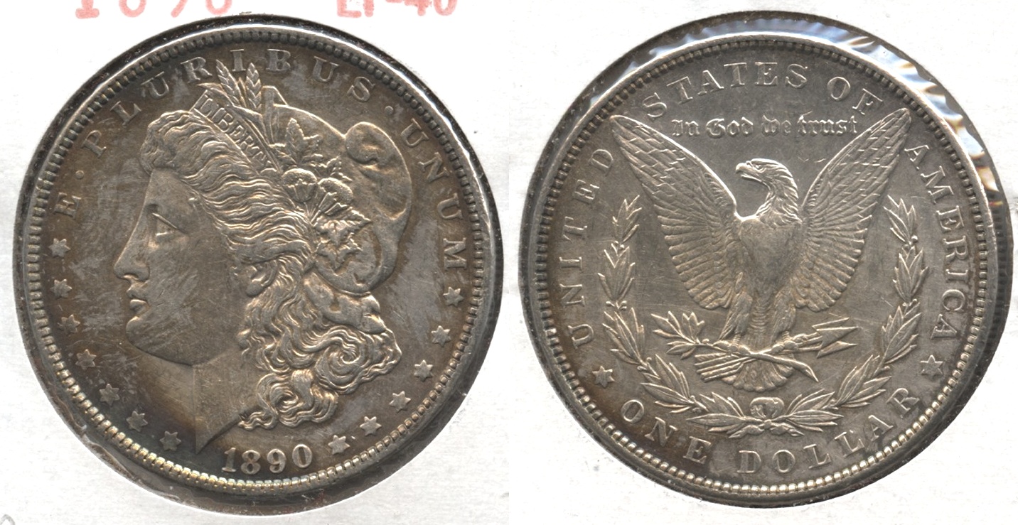 1890 Morgan Silver Dollar EF-40 #an