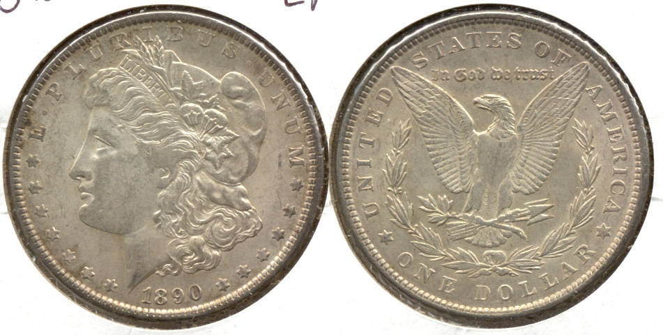 1890 Morgan Silver Dollar EF-40 u