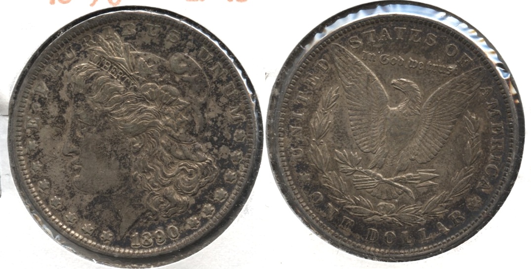 1890 Morgan Silver Dollar EF-40 #v