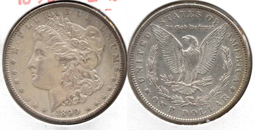 1890 Morgan Silver Dollar EF-45 i