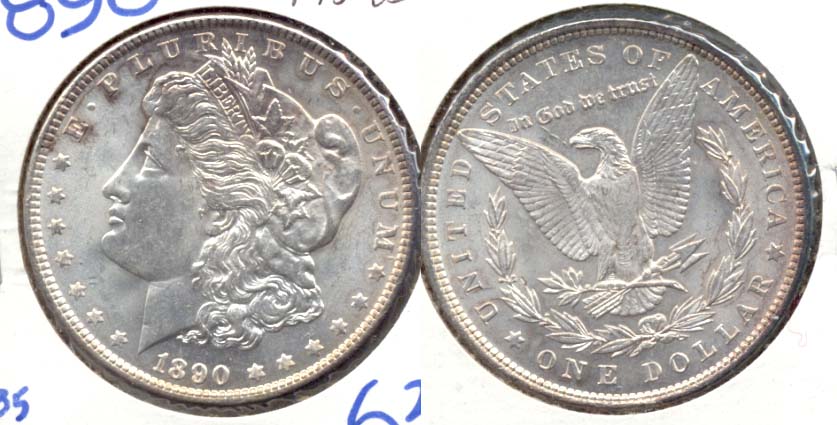1890 Morgan Silver Dollar MS-63